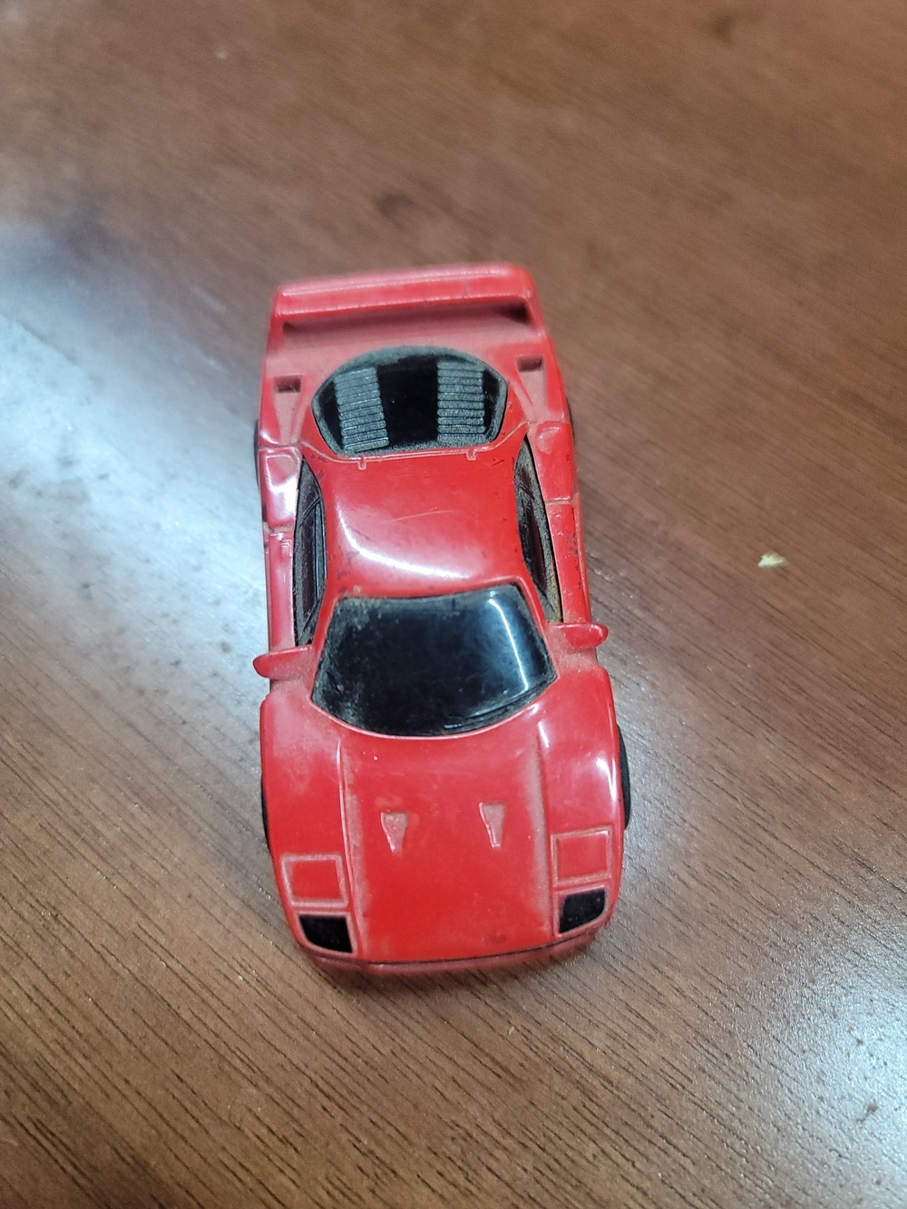 vintage Red corvette slot car